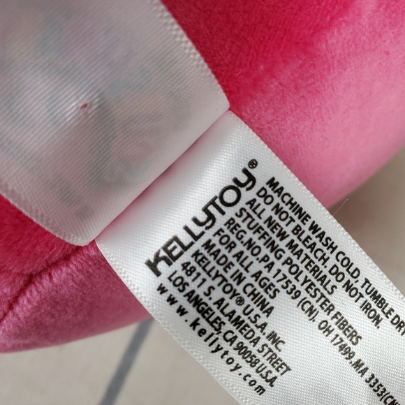 Squishmallows Lucia  Lemur 10" Hot Pink Kellytoy - Picture 8 of 9